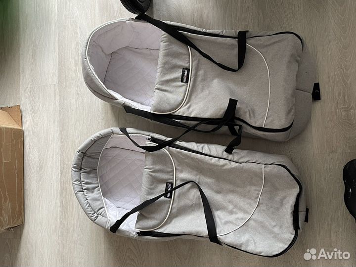 Коляска для двойни mikado