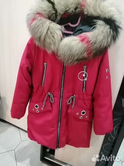 Парка для девочки 140