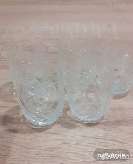 Стопки хрустальные СССР новые