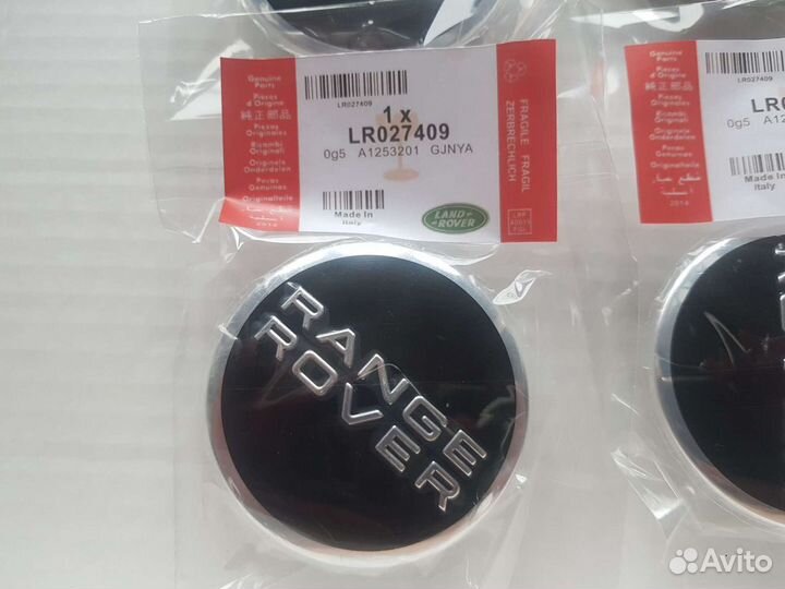 Заглушки колпачки Land Rover Range Rover