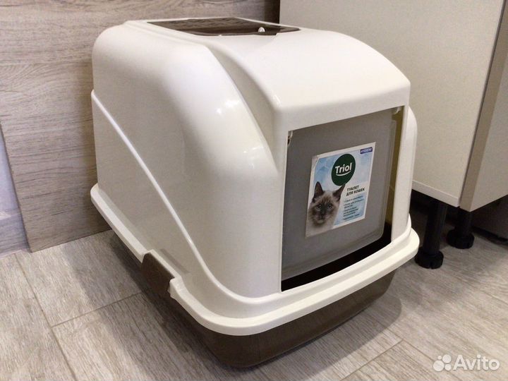 Кошачий туалет закрытый