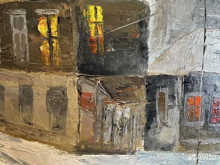 Картина маслом. Холст на картоне 30/40