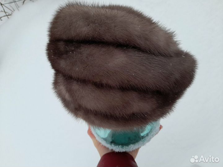 Шапка норковая женская