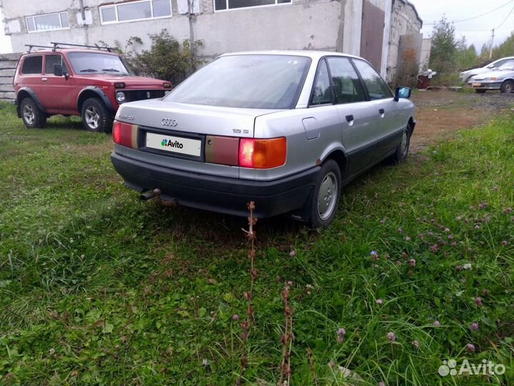 Audi 80 1.8 МТ, 1989, 250 000 км