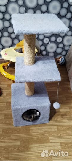 Домик для кошки с когтеточкой бу