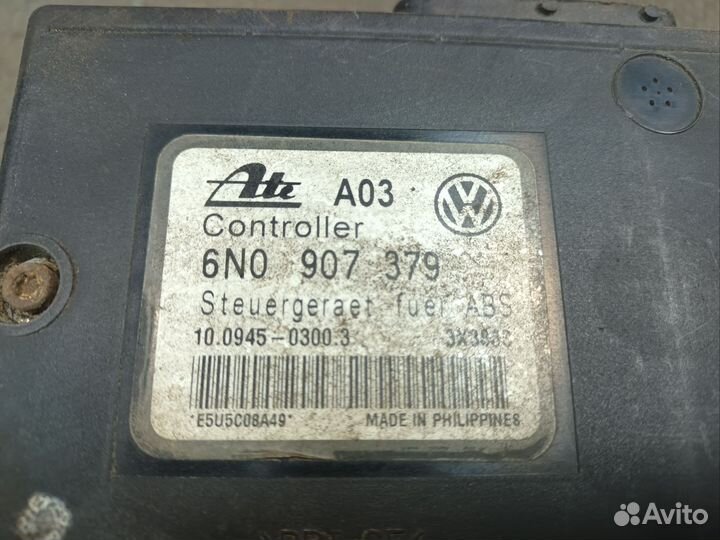 Блок ABS абс Volkswagen Polo 3 6n0907379
