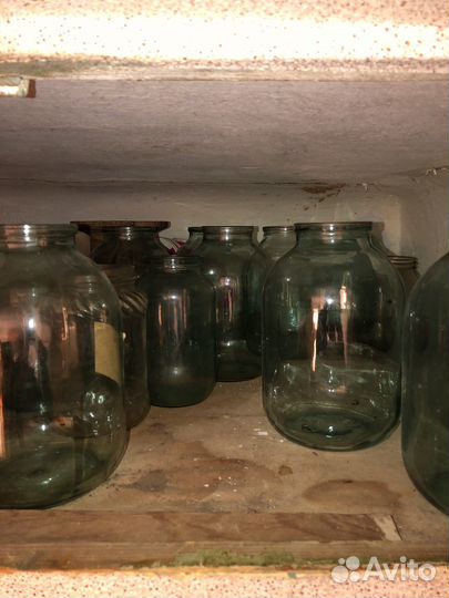 Банки стеклянные разные