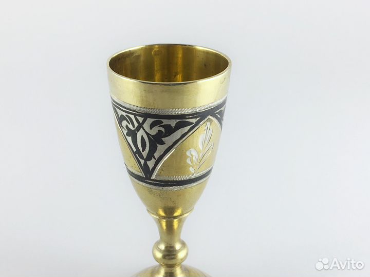 Набор из 6 серебряных рюмок. ссср, 1966 год