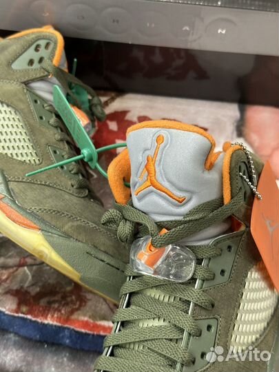 Air Jordan 5 retro ls 'olive оригинал редкие