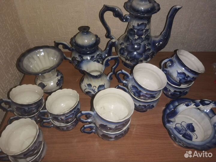 Чайно кофейный сервиз СССР на 4 персоны