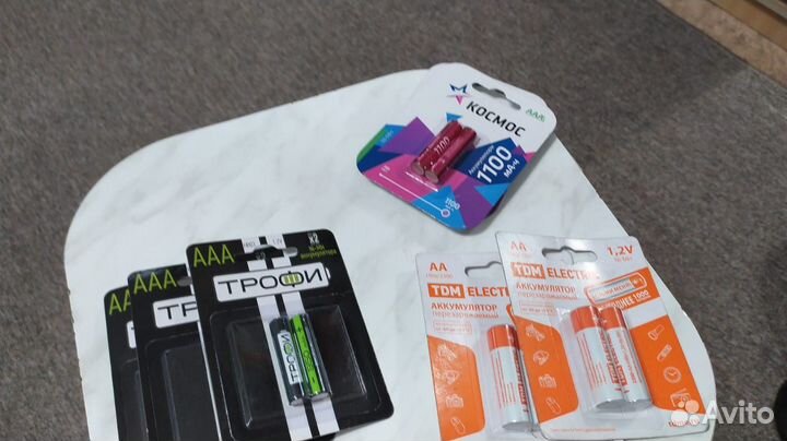 Аккумуляторные батарейки ааа и аа
