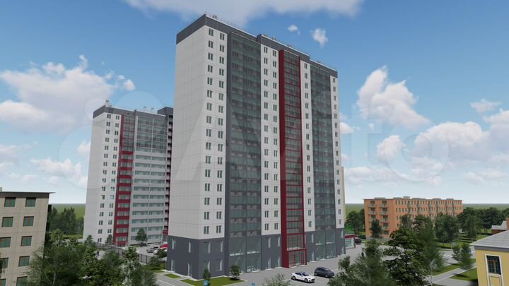 3-к. квартира, 74,7 м², 7/16 эт.