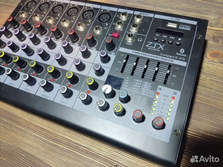 ZTX audio Compact 6.1Fx - микшерный пульт (новый)