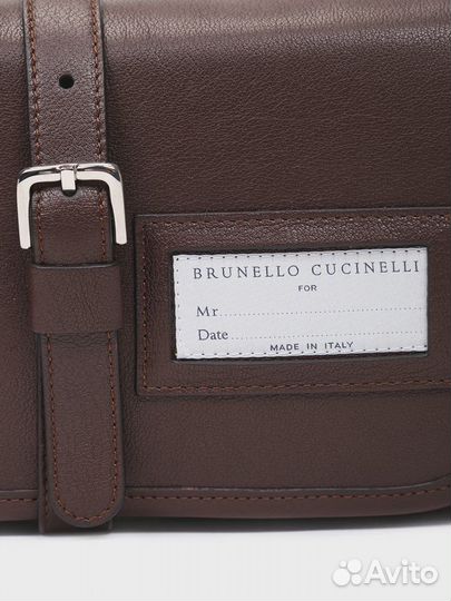 Несессер кожаный Brunello Cucinelli