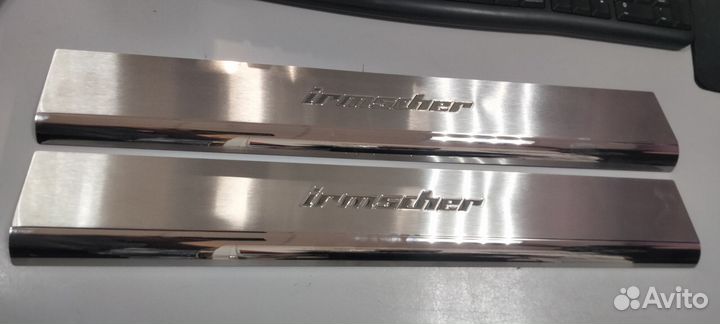 Накладки порогов opel astra h irmscher