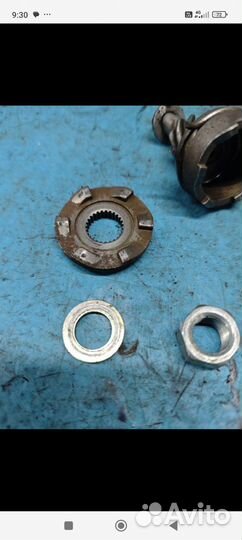 Храповик Honda DIO 68, ответная часть и гайка