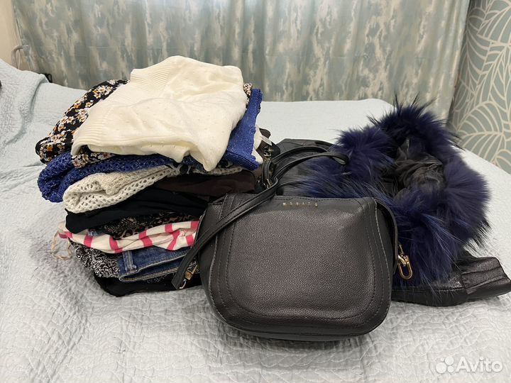 Пакет вещей на девушку (одежда,куртка,сумка)