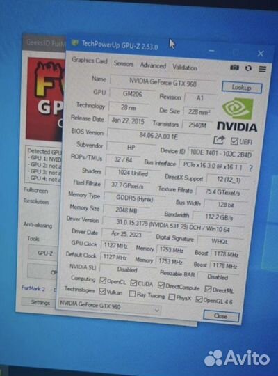 Видеокарта nvidia gtx960