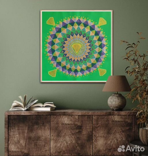 Картина холст, 80*80 см. 