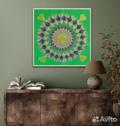 Картина холст, 80*80 см. 