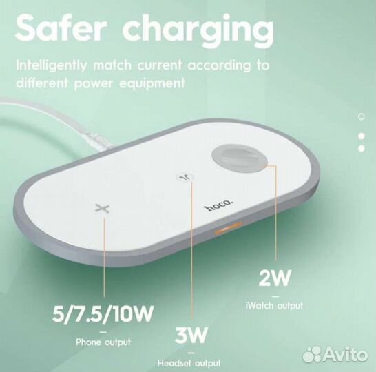 Беспроводная зарядка Hoco в идеальном состоянии