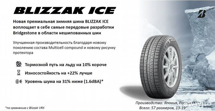 Bridgestone Blizzak Ice 175/65 R15 84T