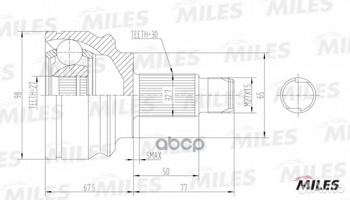 Деталь GA20042 Miles