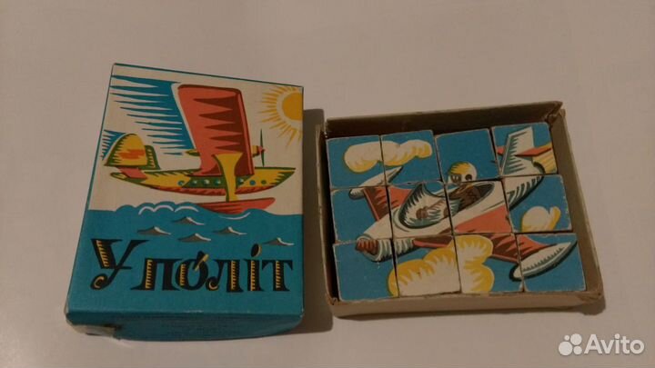 Деревянные кубики времен ссср, советский винтаж