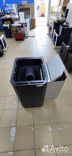 Печь для бани Варвара Паленица с левым баком