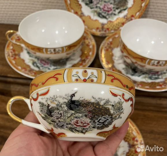 Чайный сервиз Павлины хризантемы Китай