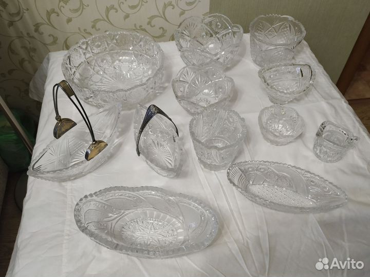 Хрустальная посуда СССР