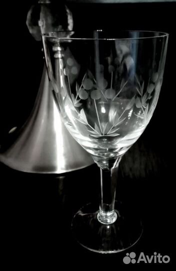 Бокалы СССР с гравировкой в наборе 6 штук