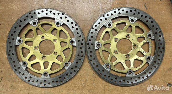 Kawasaki zx6r/zx636 98-02г тормозные диски