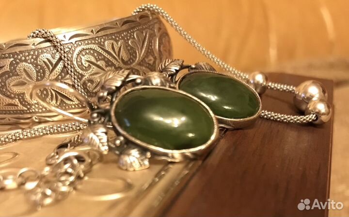 Серьги серебро