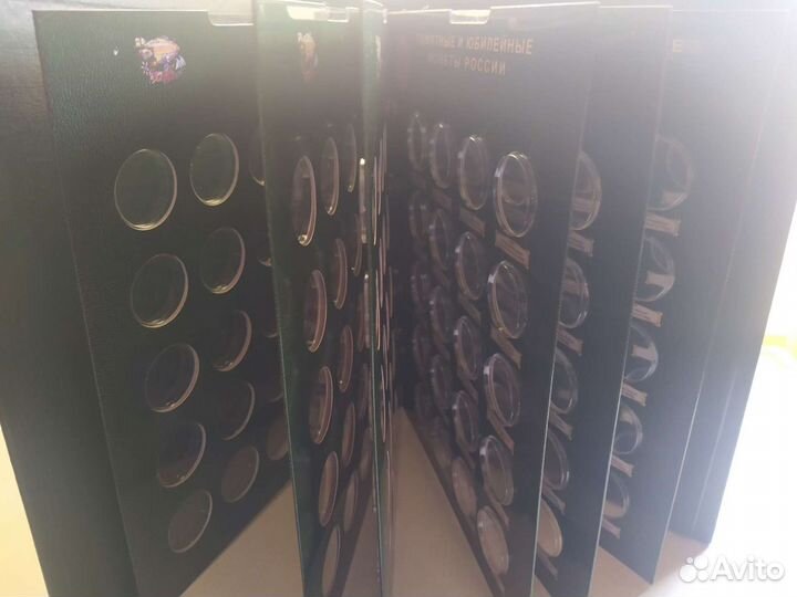 Капсульные листы для юбилейных монет. СССР, РФ