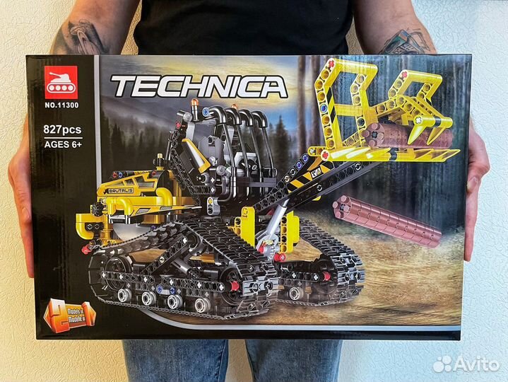 Аналог Lego Technic Гусеничный погрузчик