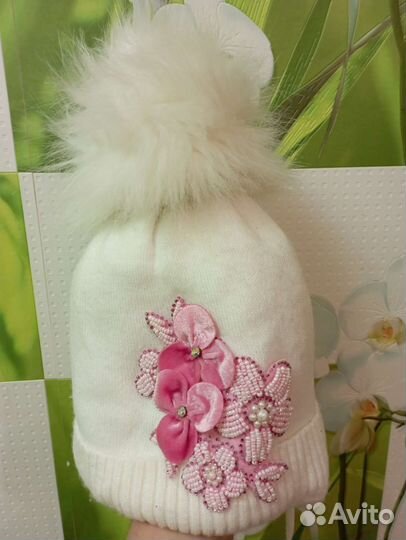 Шапка зимняя для девочки