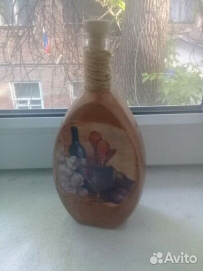 Бутылка декоративная