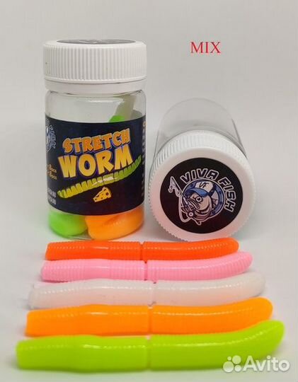 Форелевая приманка Viva Fish Stretch Worm 