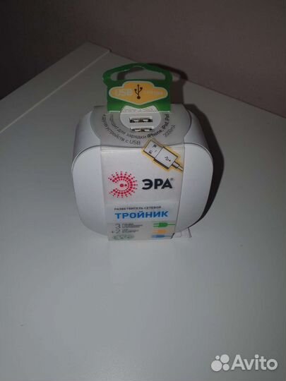 Переходник сетевой эра SP-3e-USB-2A