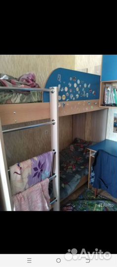 2-ух яростная кровать с матрасами