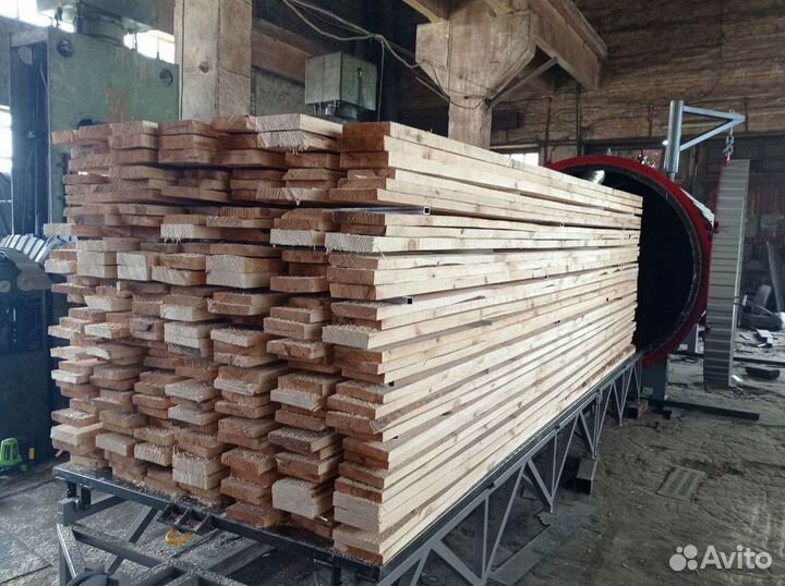 Термирование доски / Термированная древесина