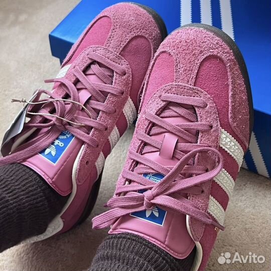 Кроссовки Adidas Gazelle Indoor Pink Cloud White