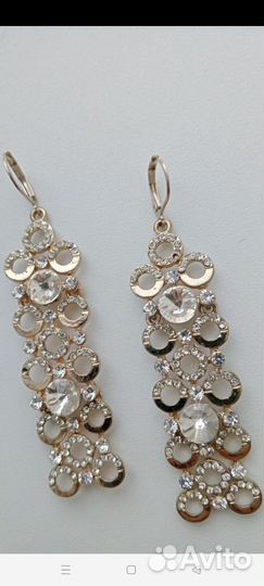 Серьги бижутерия
