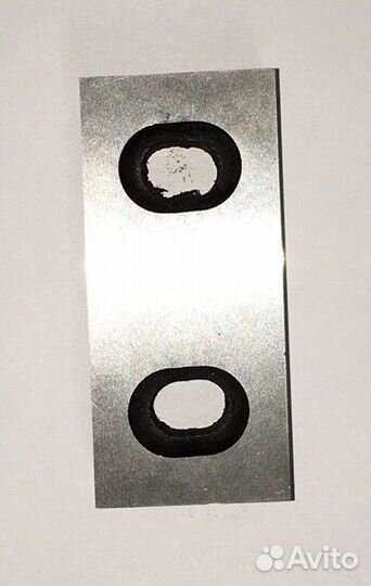 Нож для станка смж-322 (110х50х42) два отверстия d