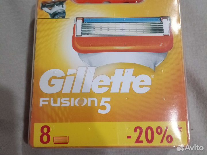 А2у. Gillette fusion 5 8 шт