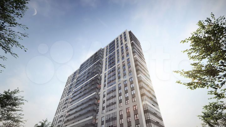 2-к. квартира, 61,3 м², 4/22 эт.