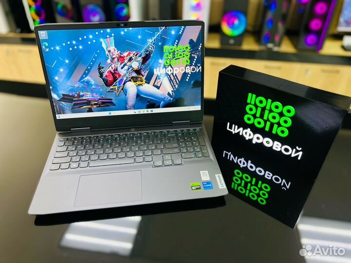 Игровой ноутбук Lenovo i5-12/RTX 3050 6Gb/DDR5-16