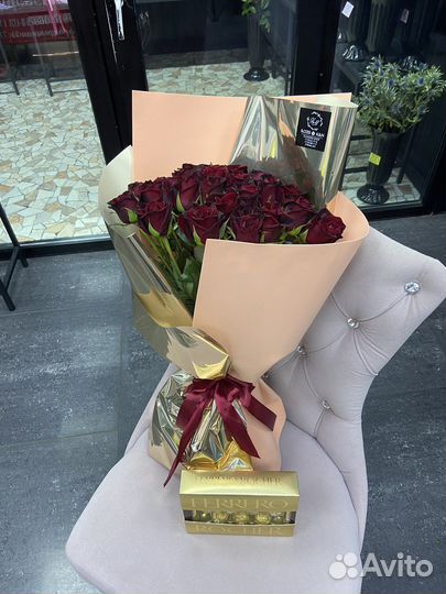 Роза 101 51 31 / Букет роз / Доставка роз
