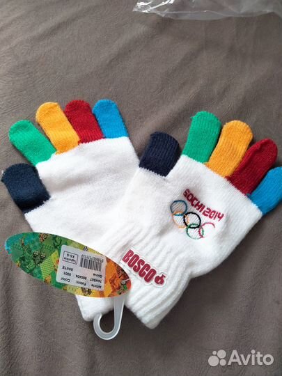 Перчатки женские трикотажные Сочи 2014